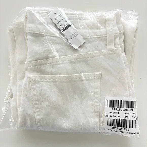 NWT J. Crew Petite Lower-rise Full-length Slim-wide Jean White Denim - Picture 5 of 6